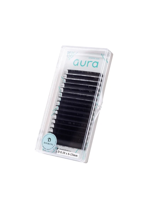 Ресницы AURA Черные Микс (16 линий)