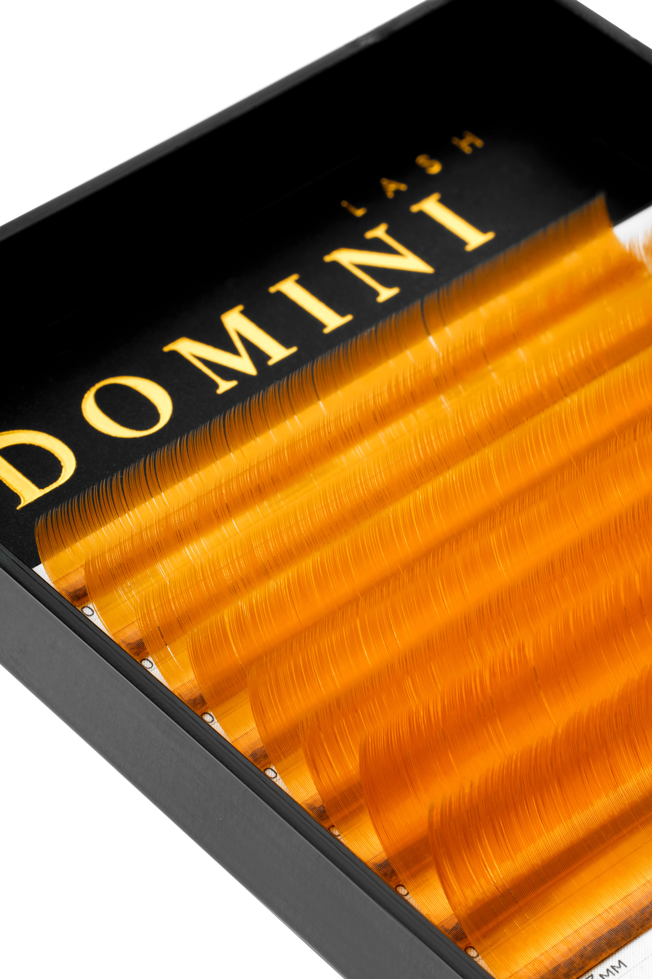 Ресницы DOMINI Неоновые Оранжевые Микс (8 линий)