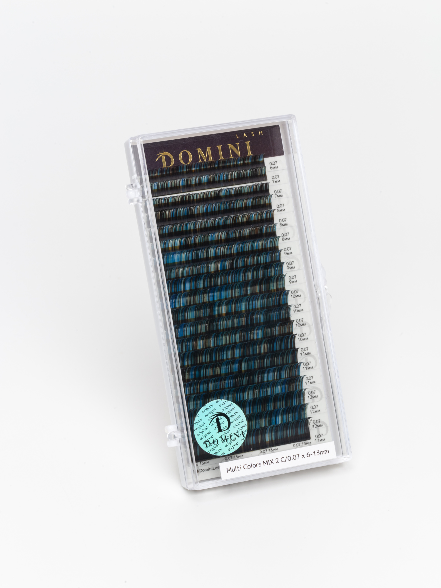 Ресницы DOMINI Мультиколор №2 Микс (20 линий)